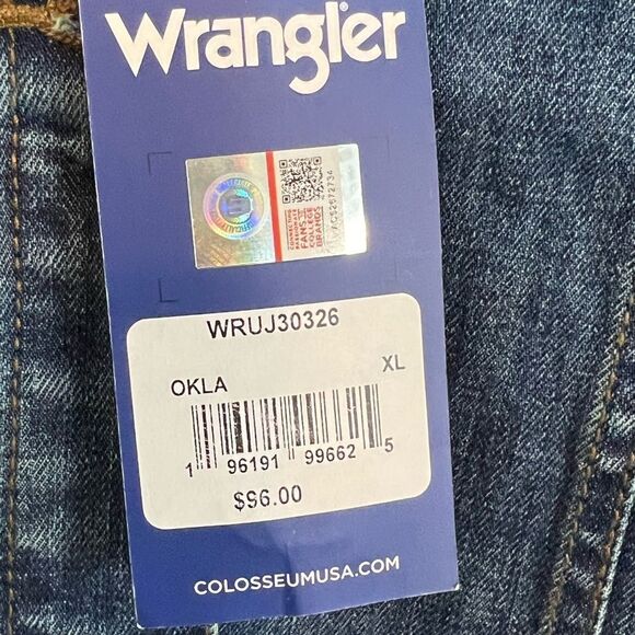 Wrangler Retro University Of Oklahoma OU Denim Trucker Jacket Women's Size XL - Picture 5 of 7